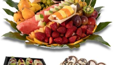 מגשי פירות מעוצבים